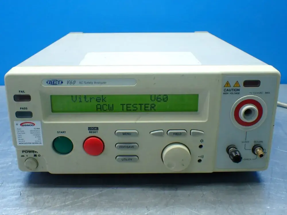 Used VITREK V60 Analyzer Testers | HGR 24 #744718