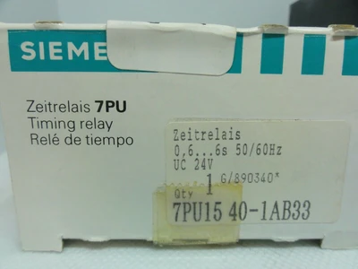 NEW SIEMENS 7PU1540-1AB33