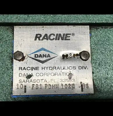 USED RACINE 10 FB1 PDHM 102N 83