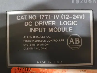 USED ALLEN-BRADLEY 1771-IV