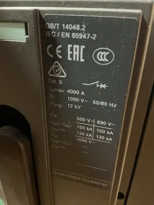 USED SIEMENS 3WL13405FG6246N2Z