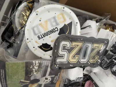 Huge Bin Graduation Merch - Some Tagged 2025