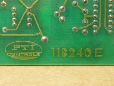 USED PTI CONTROLS 50215