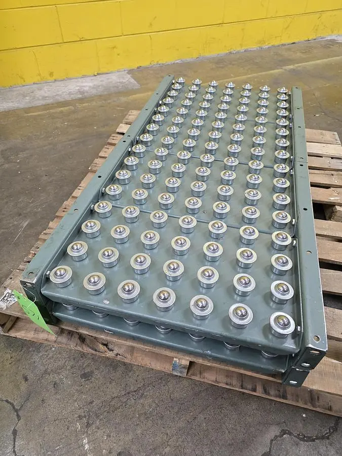 Used HYTROL ROLLER BALL TRANSFER  CONVEYOR Roller Conveyors Wisconsin US | Packer City Sales #1298057