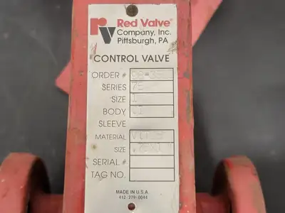 Used RED VALVE 75 Valves/Fittings British Columbia CA | Lenmark #258421