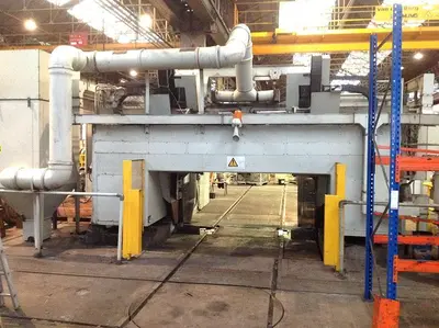 USED HEGENSCHEIDT PN 190 CNC PORTAL WHEELSET LATHE