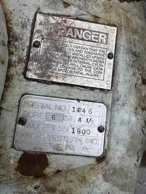 Knox Western Gas Compressors Model 6245