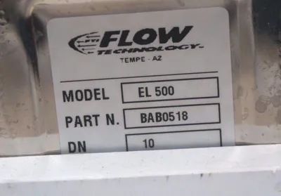 NEW FLOW TECHNOLOGY 608A FLOWMETER W/ EL500 BASE BCA0589 , BAB0518