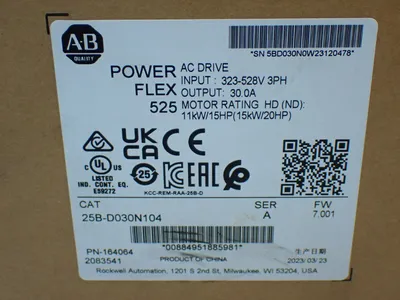 NEW ALLENBRADLEY 25BD030N104