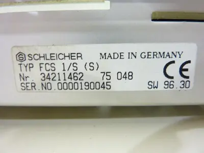 USED SCHLEICHER FCS 1/S
