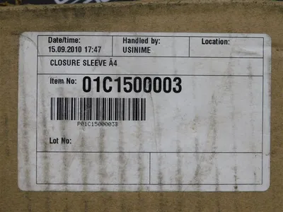 Unbranded A4 Closure Sleeve 01C1500003 O.D. 11" Bore 7" - 7.550" 3.312" Thru New