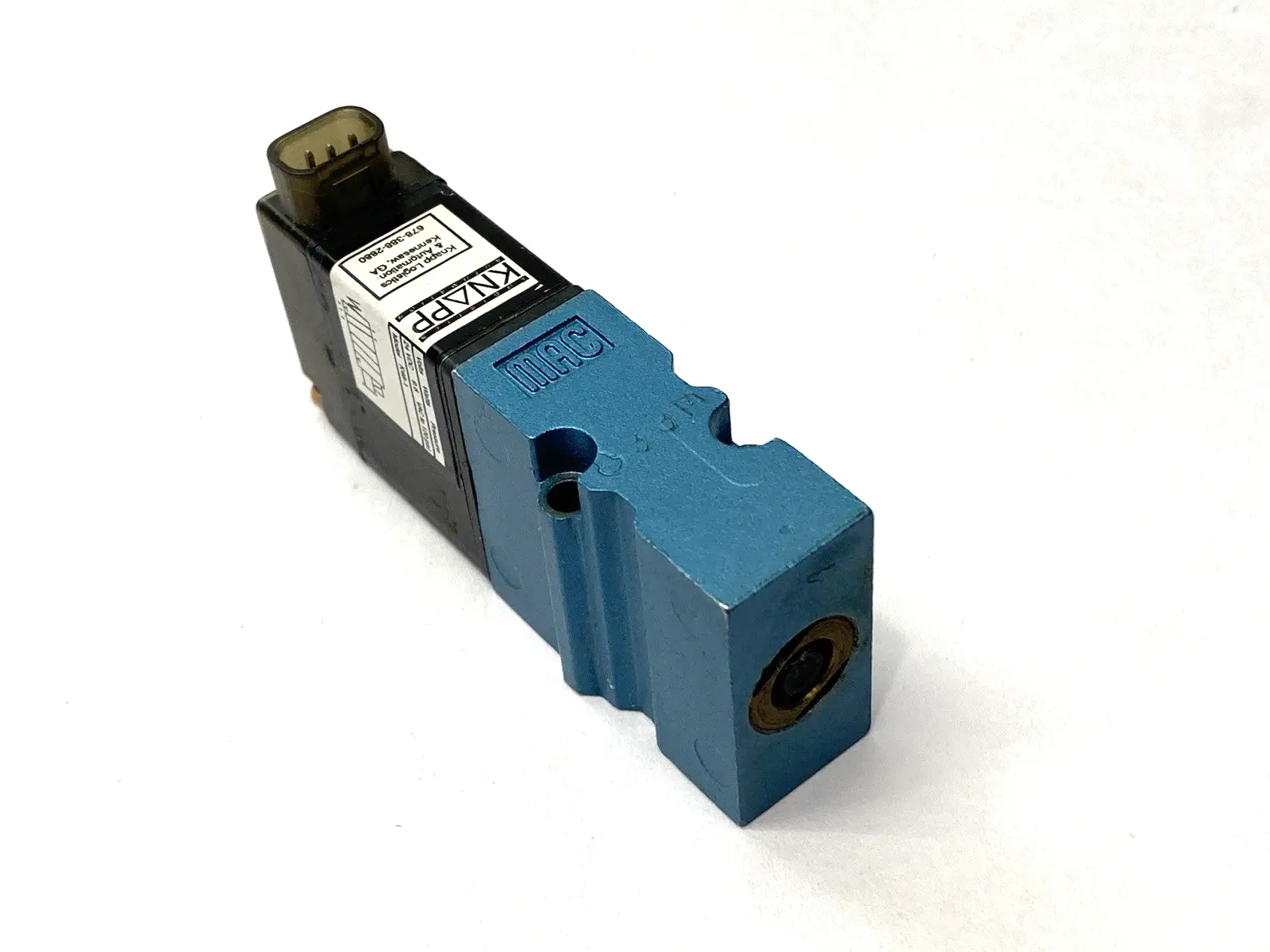 Used Knapp Pneumatic Solenoid Valve 24VDC 9.6W 120PSI Solenoid Valves Michigan US | Maverick Industrial Sales #1401750