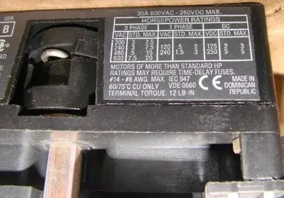 USED ALLEN BRADLEY 194R-NJ030P3 SER B