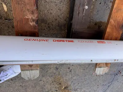 Feeder, Screw, 3.5" Diameter, PVC, Mild Steel, Direct Drive, 0.5 HP #5991397