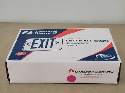 NEW LITHONIA LIGHTING LQM S W 3 R 120/277 X2 M6