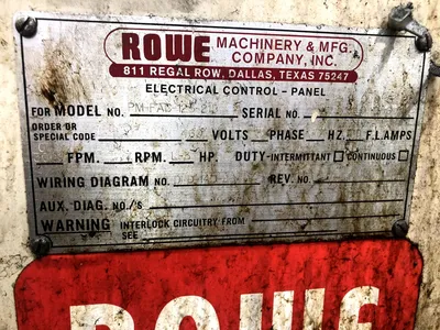 USED 1996 ROWE PM-FAC-123-215