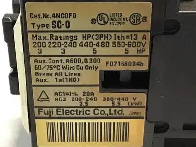 USED FUJI ELECTRIC SC-0 4NC0F0