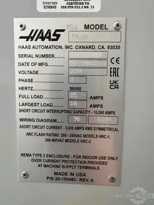 USED 2022 HAAS TM-0P