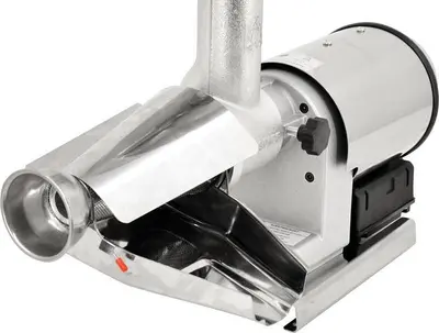 Medium-Duty Electric Tomato Squeezer with 0.57 HP Motor and Stainless Steel Cover