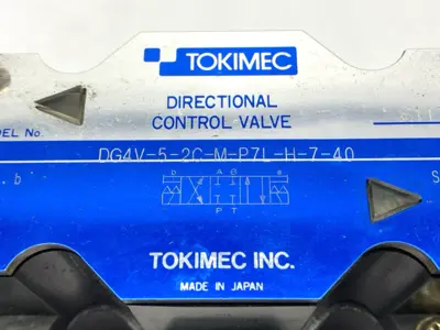 USED TOKIMEC SOLENOID HYDRAULIC DIRECTIONAL CONTROL VALVE