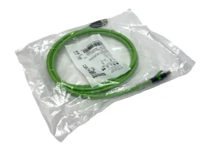 New | in-Stock Murrelektronik Double Ended Ethernet Cable M12 RJ45 4-Pole 2m Cable & Wire Michigan US | Maverick Industrial Sales #1460997