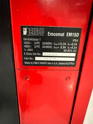 USED 1990 EMCO EM15D