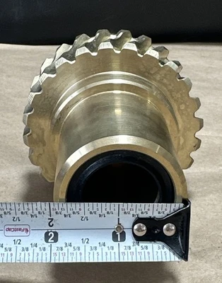 NEW NO BRANDING- Worm Gear Shaft For Pump/Worm Gearbox Brass || WARRANTY 🇺🇸