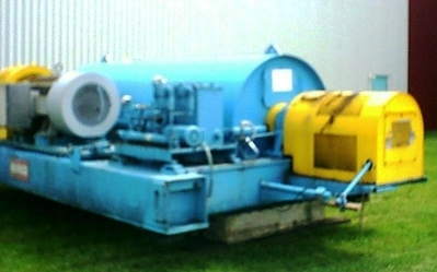 (2) Bird 44 x 132 solid bowl decanter centrifuges, CS.