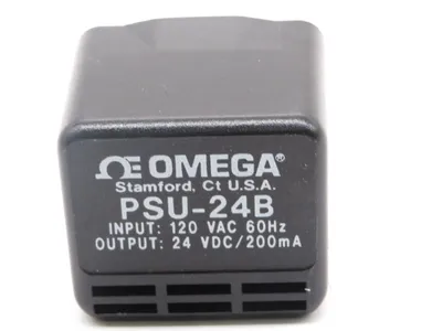 NW OMEGA ENGINEERING PSU-24B POWER SUPPLY 120VAC 24VDC 60HZ 200MA 6WATTS PSU24B