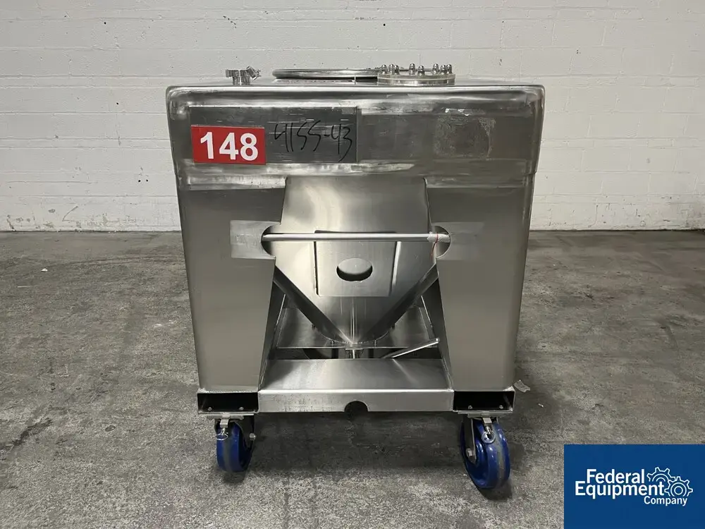 USED TOTE Systems 48" x 42" x 10"  Tote Systems Stainless Steel Transfer Bins