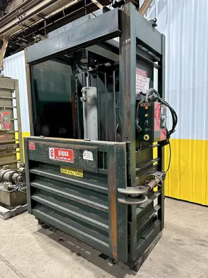 60" X 30" X 20HP PIQUA MODEL #30 VERTICAL HYDRAULIC CARDBOARD BALER: STOCK 17412