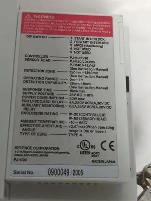 Used KEYENCE PJ-V90 Light Curtains & Grids Ohio US | Surplus Asset Holdings #1441555