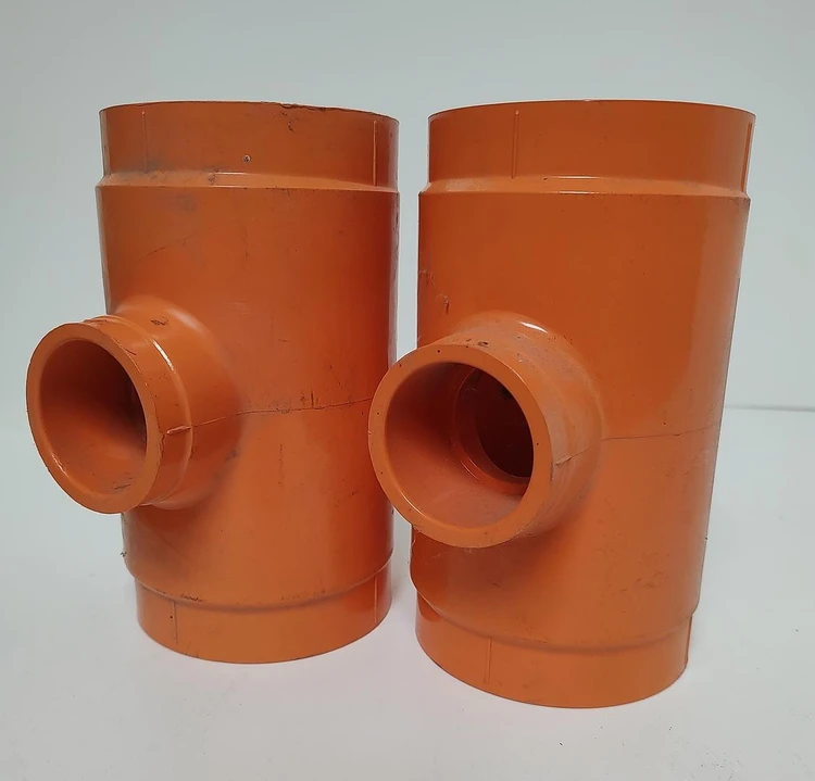 Used Unbranded Tee Schedule 80, 2-1/2 x 1-1/2" Plumbing Equipment Kentucky US | Edwards Industrial Repair #1174349