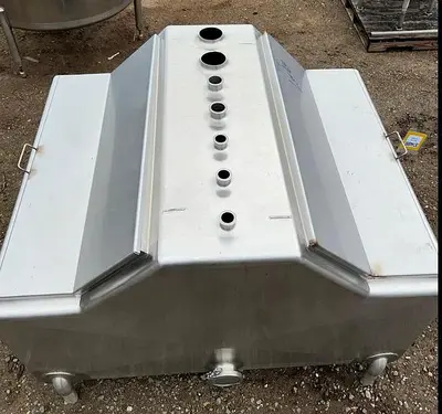 Tank, 250 Gallon, Stainless Steel, Rectangular Balance Tank #S744980