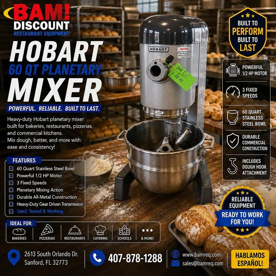 Used HOBART D 330 Planetary Mixers Florida US | BAM Discount Restaurant Equipment #1263831