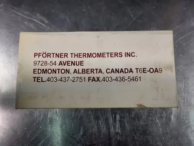 USED PFORTNER -