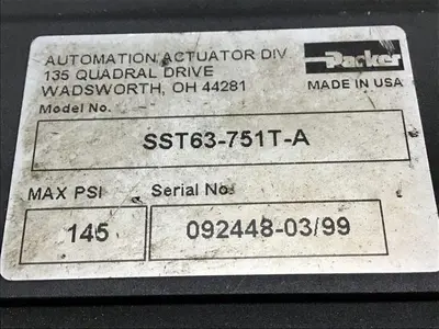 USED PARKER SST63-751T-A