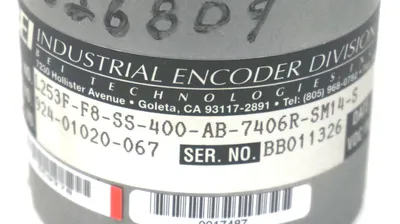 BEI INDUSTRIAL L253F-F8-SS-400-AB-7406R-SM14-S ENCODER 924-01020-067