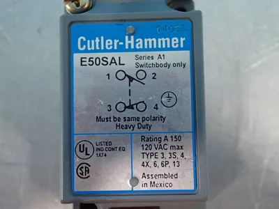 Used CUTLERHAMMER E50SAL Switch Parts Ohio US | HGR 24 #798774