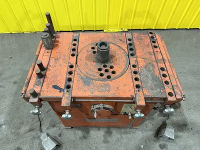 1-1/4" STEINWEG MODEL #B32 REBAR, ROD & BAR ROTARY BENDER: STOCK #18763