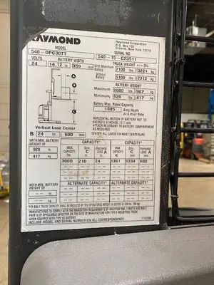 Used 2015 RAYMOND 540OPC30TT Misc Forklifts Illinois US | Somerset Equipment Sales #1567931