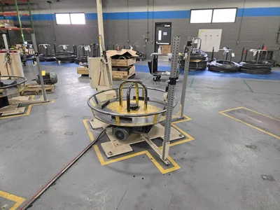RMG 6450-60-F Powered Uncoiler for Heading Machine