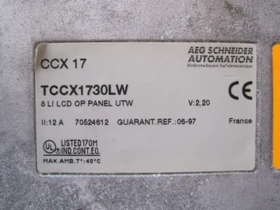 USED TELEMECANIQUE TCC-X1730-LW INTERFACE TCCX1730LW CCX17