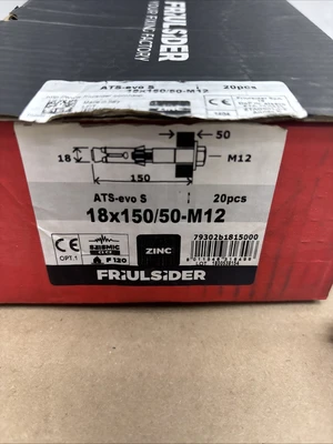 NEW Friulsider Friulsider 18X150 / 50-m12 Zink