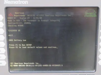Used NEMATRON ICC-6L6-HS2 IC63A2-JB310401 Automation Control (HMI) Texas US | Aucto #1308319