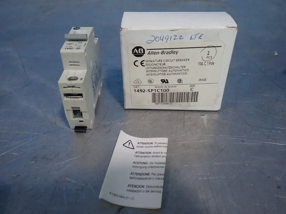New | in-Stock ALLEN BRADLEY 1492SP1C100 Circuit Breakers Ohio US | HGR 24 #864378
