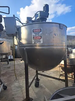 Kettle, 500-Gallon, Stainless Steel, Double Motion, Agitated, Lee #5991292