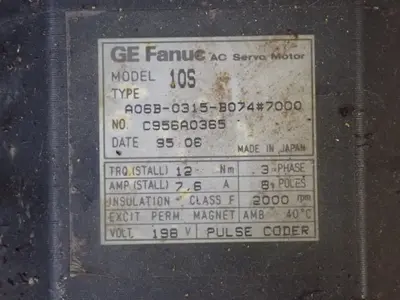 USED 1995 FANUC A06B0315B074