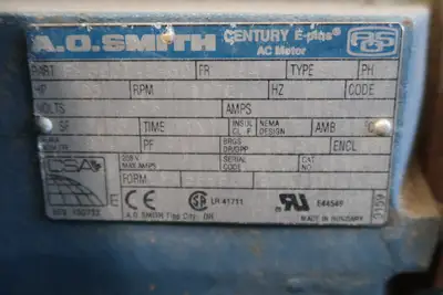 USED A.O. SMITH F-392148-60