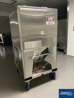 USED TOTE Systems 48" x 42" x 40" Tote Systems Stainless Steel Transfer Bins